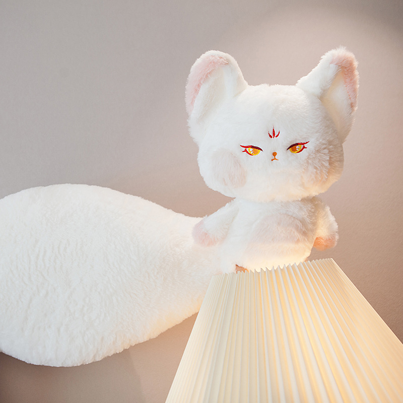大尾巴狐狸玩偶小抱枕毛绒玩具