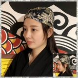 Японский ресторан в стиле кулинария для кулинарного шляпу для шляпы официанта работа Bao Head Ramen Sushi Shop Hat шеф -повар, мужчины и женщины бесплатная доставка