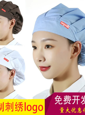 防尘帽车间卫生帽做饭炒菜防油