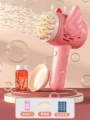 Pink Bubble Hammer + 50ml Bubble Water. You Need to Bring Your Own Batteries
