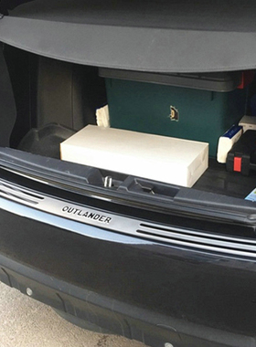 适用于2006-12款三菱欧蓝德不锈钢后备箱踏板OUTLANDER外置后护板