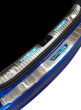 适用于2018-20款别克凯越不锈钢后备箱保险杠踏板 Excelle后护板