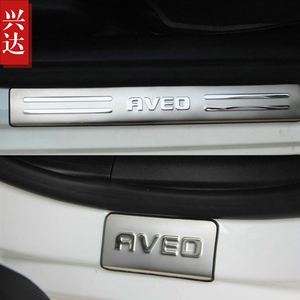 适用于2011-14款雪r佛兰爱唯欧不锈钢装饰迎宾踏板 AVEO外置门槛