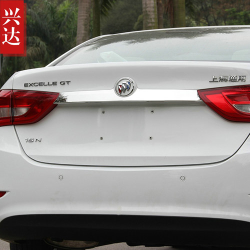 适用于2015-17款上汽通用别克英朗不锈钢后备箱装饰条 英朗后饰条