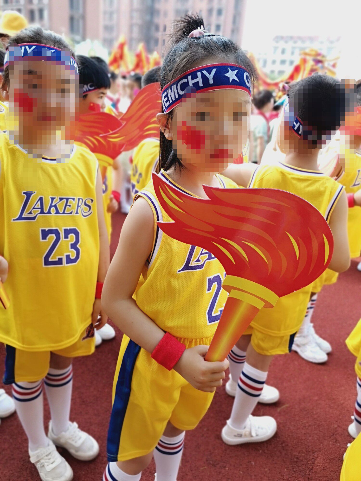 运动会火炬道具手持出场幼儿园开幕式入场手拿花创意仿真火把舞蹈