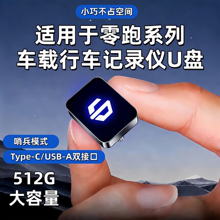 适用零跑C16/C11/C10/C01/D19/A10行车记录仪U盘B10/B01车载优盘