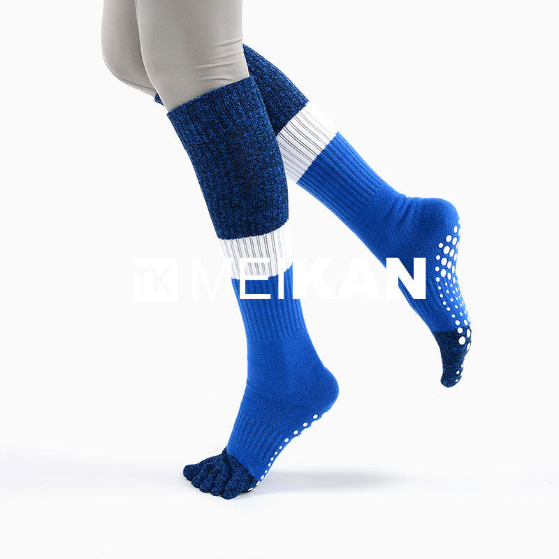 MEIKAN美看专业瑜伽袜长筒袜子女高筒袜护腿五指袜普拉提袜防滑袜