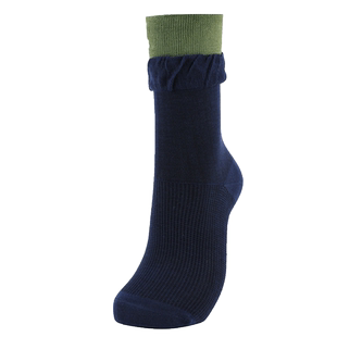 MEIKAN女袜光丝袜子亮丝袜中筒袜子ins风复古棉袜短袜双罗口袜子