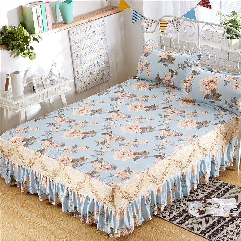 席梦思床罩床裙式床套单件床垫罩保护防尘防滑1.5m1.8米床单床笠在类目 床上用品, 床裙中 - 来自Buy2taobao.com提供专业的淘宝代购服务