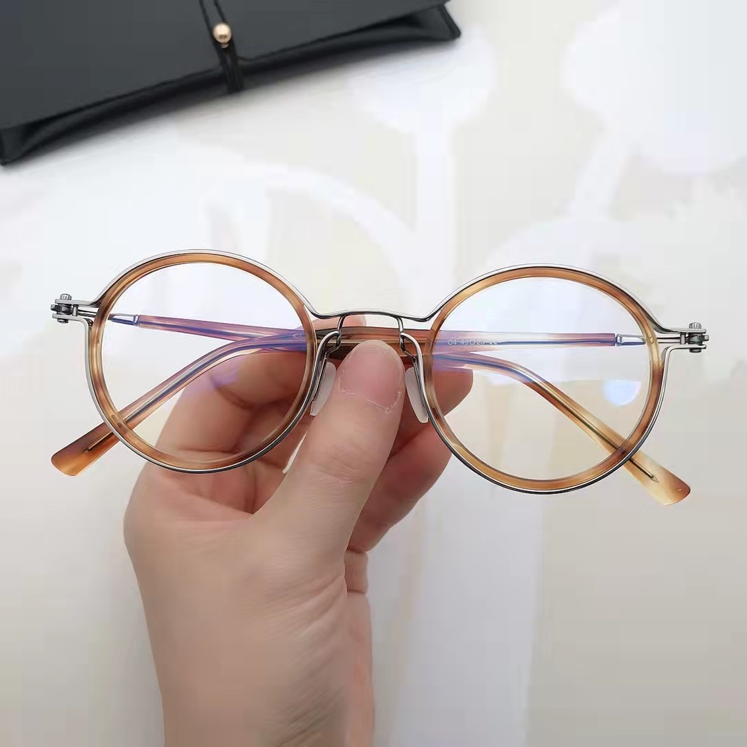 孙红雷同款眼镜复古时尚圆框