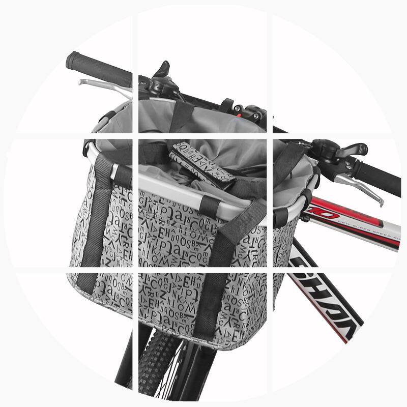 Panier pour vélo en toile - Ref 2257361 Image 1