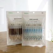 日本便携式 户外伤口处理 碘伏棉棒旅行一次性酒精棉签单支独立包装