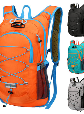 轻便护脊运动背包跨境徒步登山防水双肩包牛津布骑行超轻系统