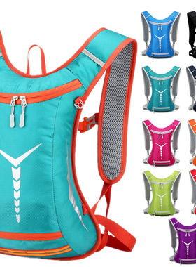 骑行包炫彩户外韩版简约运动登山越野健身水袋包防泼水水袋双肩包