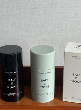 SALT STONE檀香止汗膏天然乌木玫瑰留香保湿清爽无铝saltstone