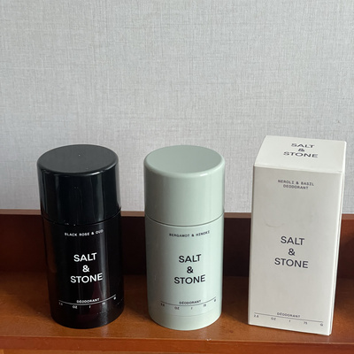 SALT STONE檀香止汗膏天然乌木玫瑰留香保湿清爽无铝saltstone