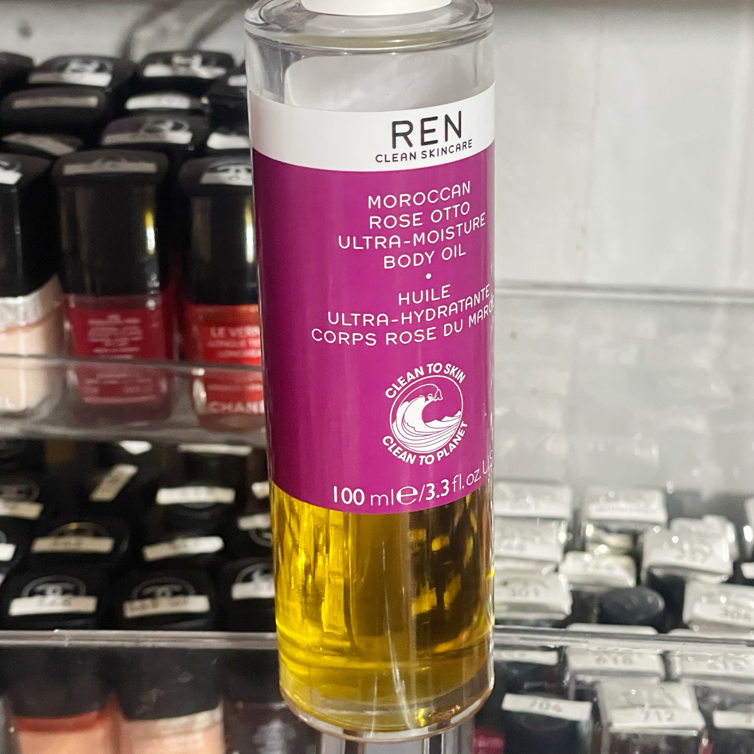 现货REN/芢 摩洛哥奥图玫瑰身体润肤护肤精油按摩油