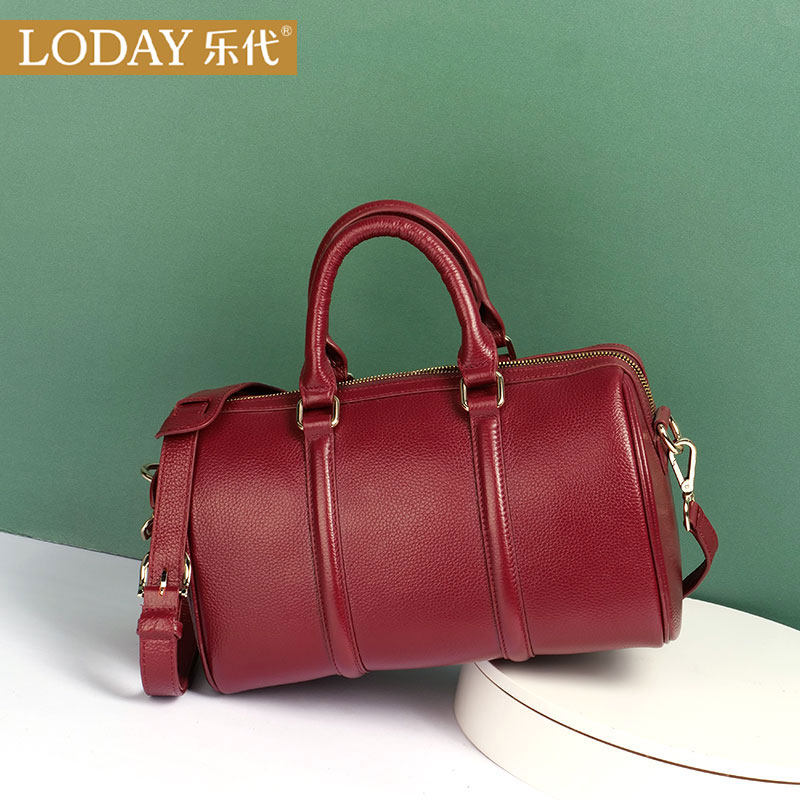 乐代波士顿女包2020秋冬新款潮时尚大容量枕头包百搭单肩斜挎包包