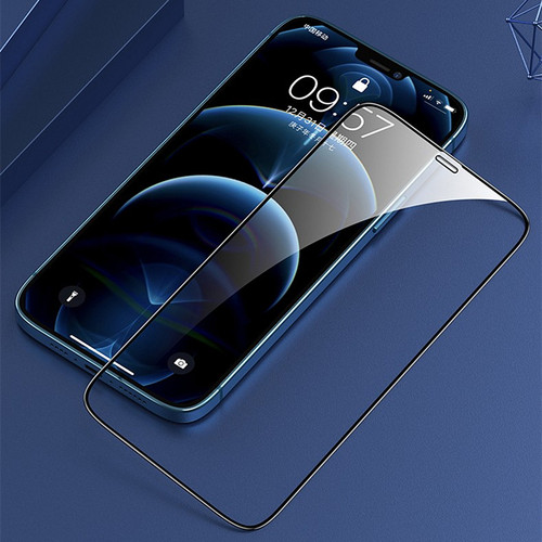 黑边丝印钢化膜适用苹果手机型号