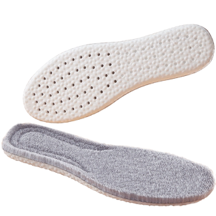 踩屎感保暖运动鞋垫男女透气吸汗防臭加绒加厚冬季羊毛棉鞋垫超软