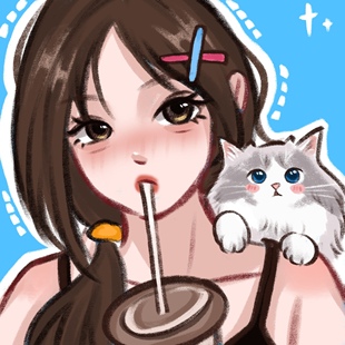 Q版手绘头像may风闺蜜情侣合照画像定制微信宠物真人卡通设计约稿