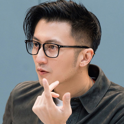 谢霆锋同款眼镜框镜架男潮黑框方形防蓝光辐射电脑近视可配有度数