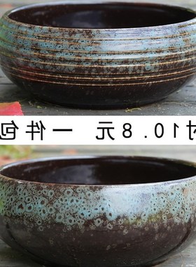 Meaty plant flowers Large diameter platter flowerpot