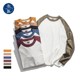 Shoulder Top Long Shirt Shir Colorblock Joker Men Sleeve