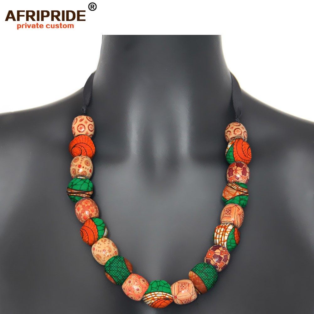非洲印花蜡染全棉手工项链项圈African handmade necklace collar