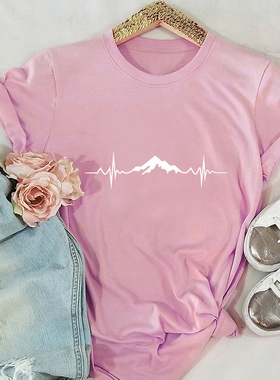 T恤女Cotton Women Summer t shirt Ladies clothes tshirt女