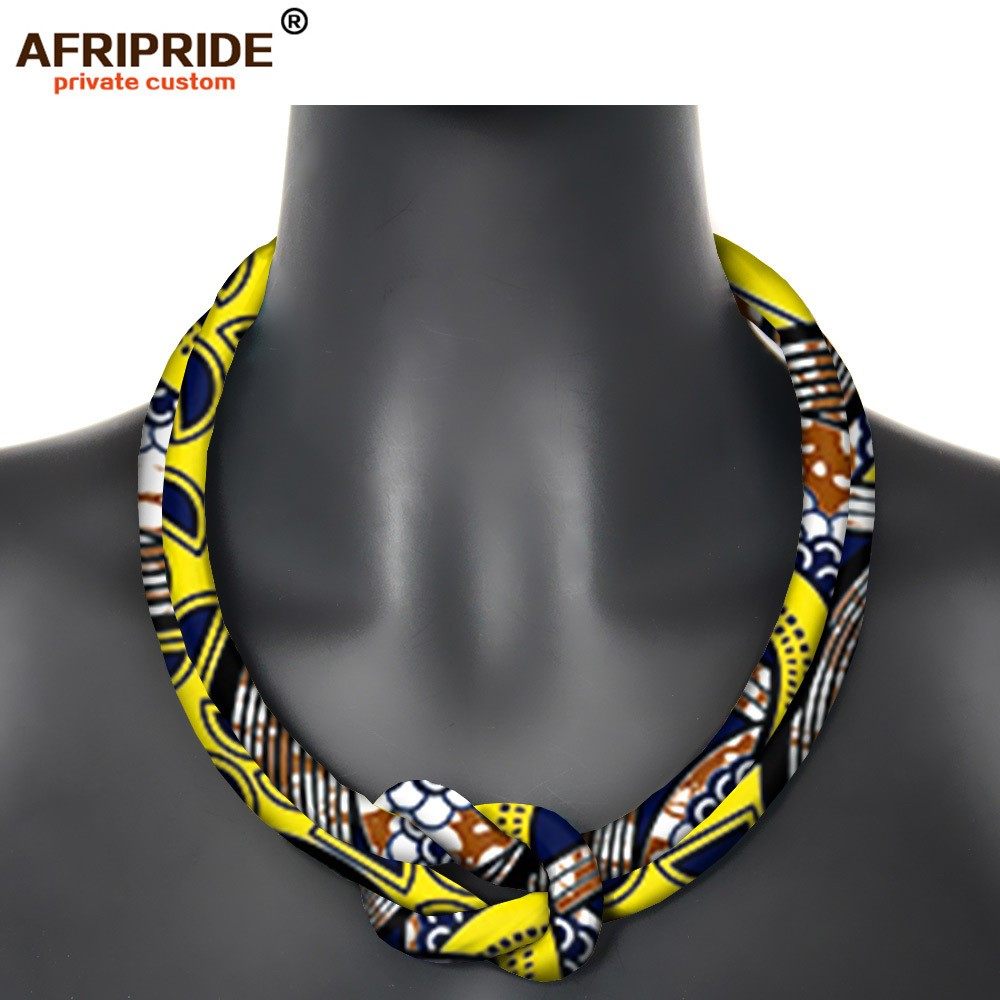 非洲民族印花蜡染全棉手工艺品 定制项链项圈饰品African collar