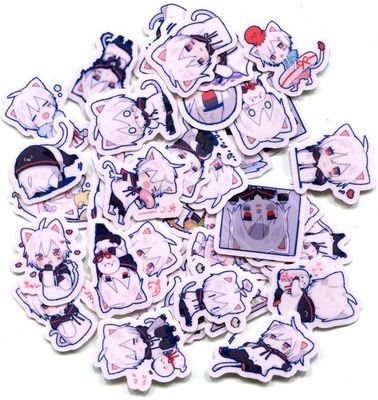 Mafumafu Sticker (cat) vol.2 手帐相册贴纸 40张 Z 837