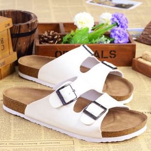 Lovers Casual Sandals Man Women Cork Slippers Summer男女拖鞋