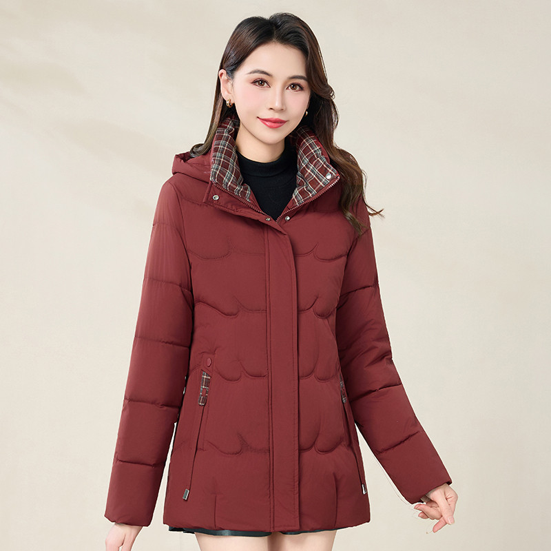 2025新款中老年女装短款棉服中老年女装