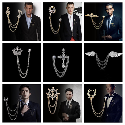 复古十字架胸针女胸花男英伦风