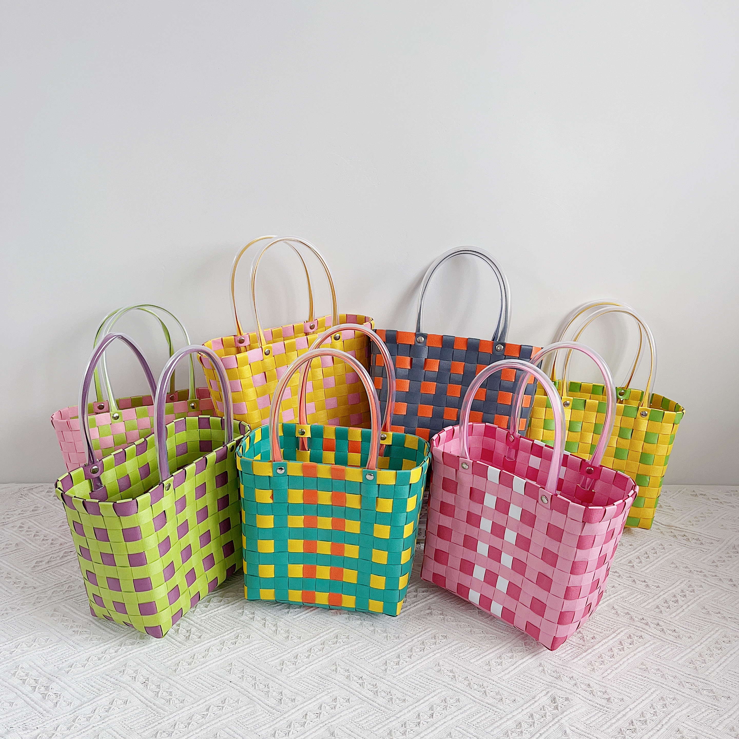 小方包伴手礼篮子可刷洗手工编织