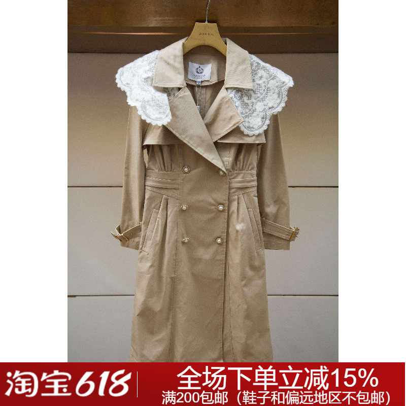 专柜正品秋冬时尚淑女EANCDA34恩曼琳女风衣2480元