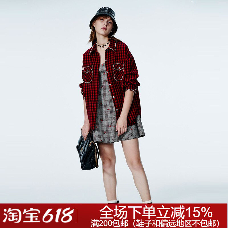 专柜正品秋冬时尚百搭吊带N164601E卓雅连衣裙4680元