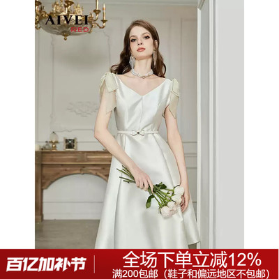 专柜正品春夏时尚优雅Q036S057艾薇连衣裙1980元
