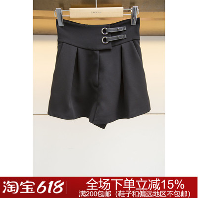 专柜正品秋冬时尚收腰O341602A恩曼琳短裤2380元