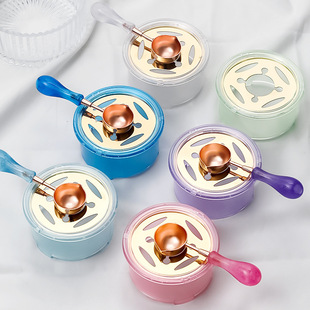 梦幻火漆熔炉水晶熔炉火漆炉勺子手柄套装火漆印章制作工具配件