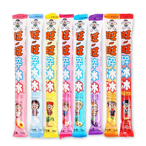 旺旺碎冰冰棒棒冰78*80支整箱