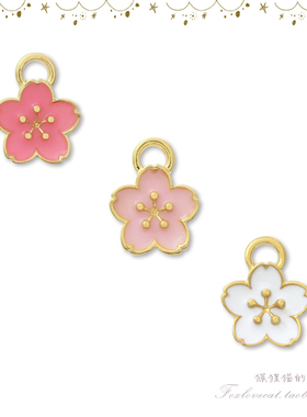 日式樱花贵和制作所kiwa耳饰吊坠