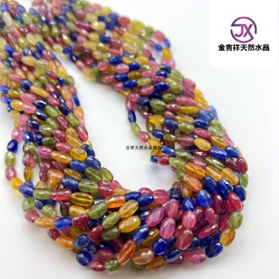 天然印度彩宝长链项链