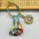 西藏旅游纪念品手工饰品包包挂件钥匙扣唐卡挂坠配饰八大守护男女