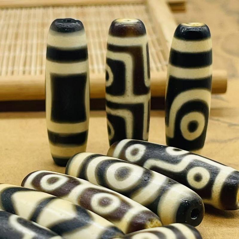 天然玛瑙老天珠三五九眼单颗吊坠