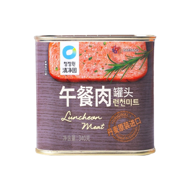 丹麦进口清净园午餐肉罐头340g