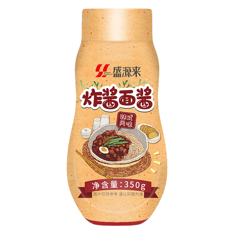 正宗韩国炸酱面酱专用酱料韩式春酱老北京拌面酱黑酱调料包熟拌酱