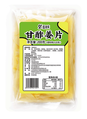 盛源来日式甘酢姜片200g