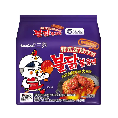 三养甜辣炸鸡火鸡面韩国进口